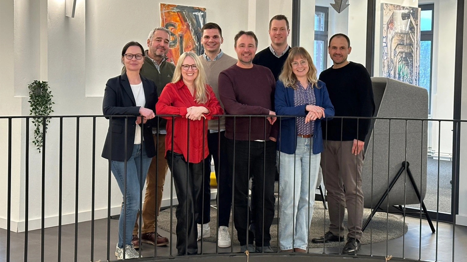 Die Projektgruppe zedita.startup im Hamelner Kaisersaal